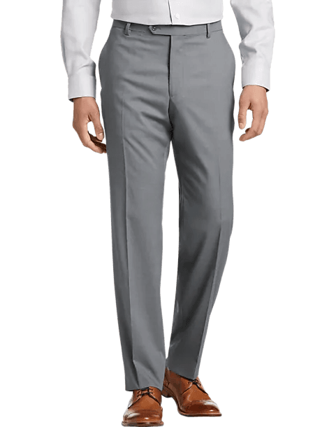 Pronto Uomo Modern Fit Suit Trousers, Gray